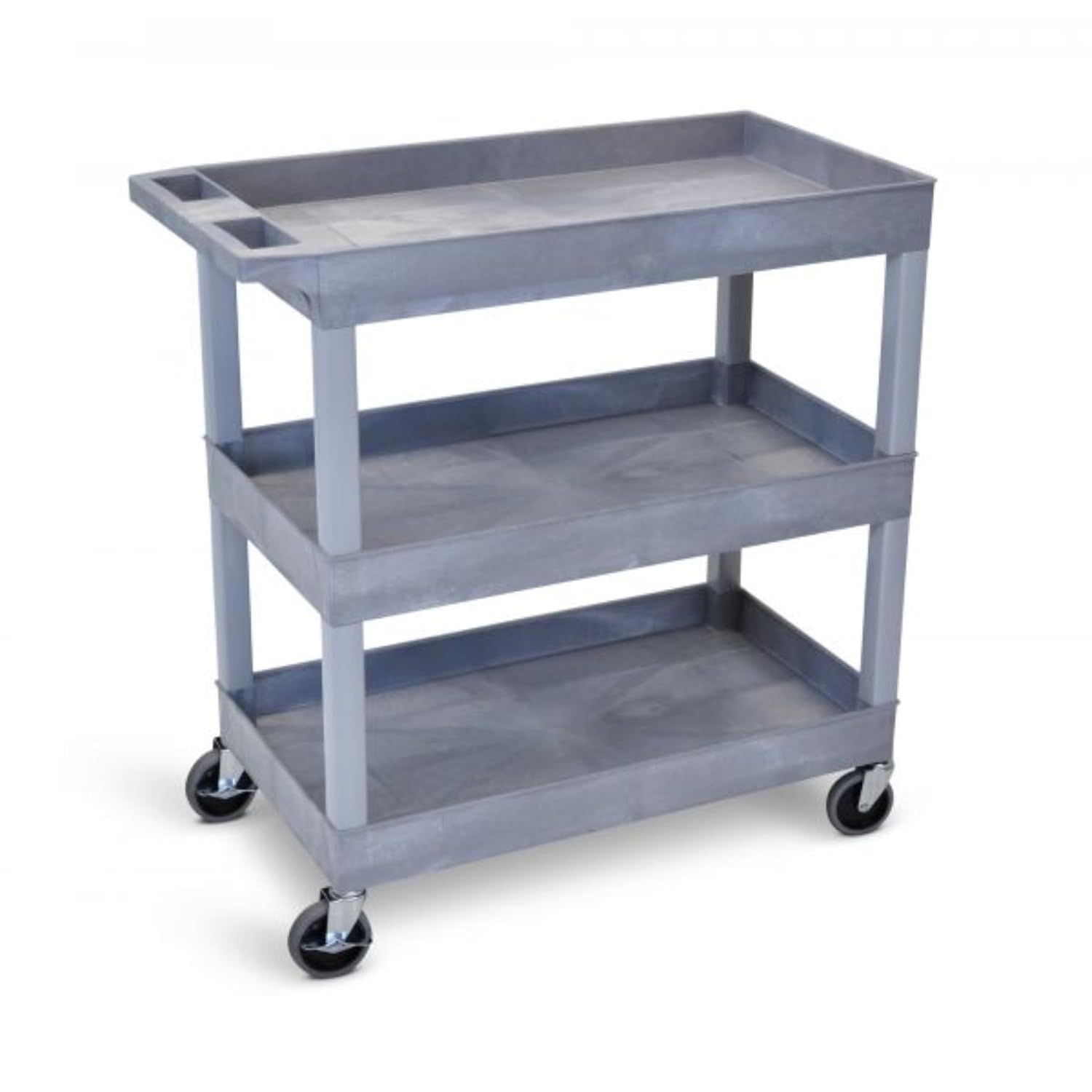 FSE 373-EC111HD-G 32" x 18" Tub Cart - Three Shelves