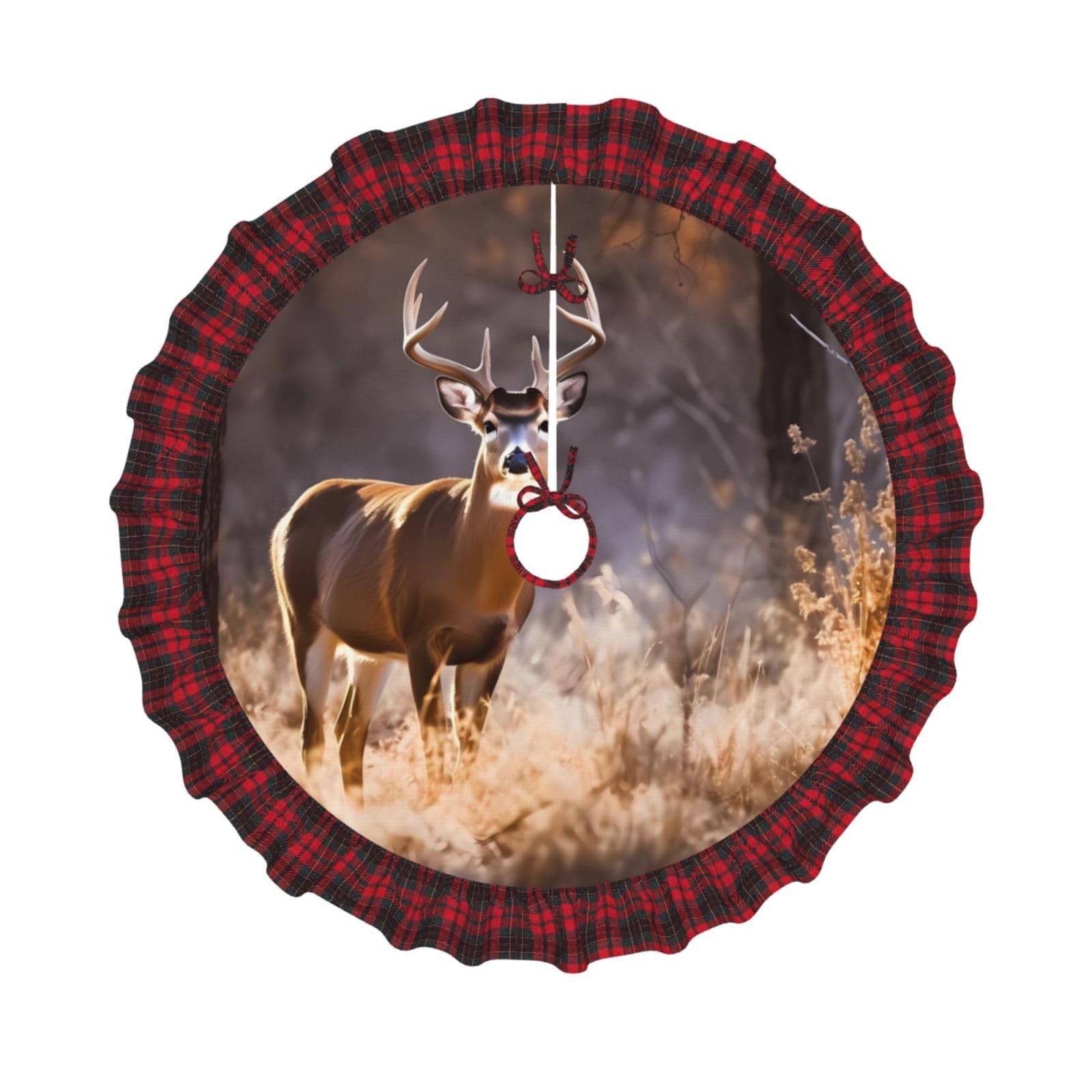 amazon-com-free-whitetail-deer-print-christmas-tree-skirts-halloween-holiday-party-decor-supplies-christmas-tree-mat-xmas-ornaments-home-kitchen