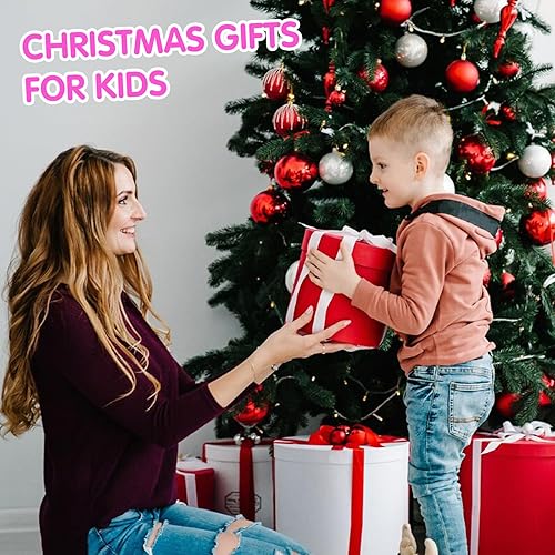 Miniatura 5 de Walkie Talkie para niños con video paquete de 2 juguetes de radio recargables para niños con cámara HD y cambiador de voz, juguetes de regalo de