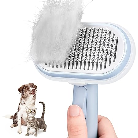 Lavbella Cat Brush, Dog Brush for Shedding Dog Grooming,Cat Brush for Indoor Cats ,Cat Brush for Long or Short Haired Cats,Cat Comb Gently Removes Mats Tangles and Loose Fur for Kitten Puppy Pet