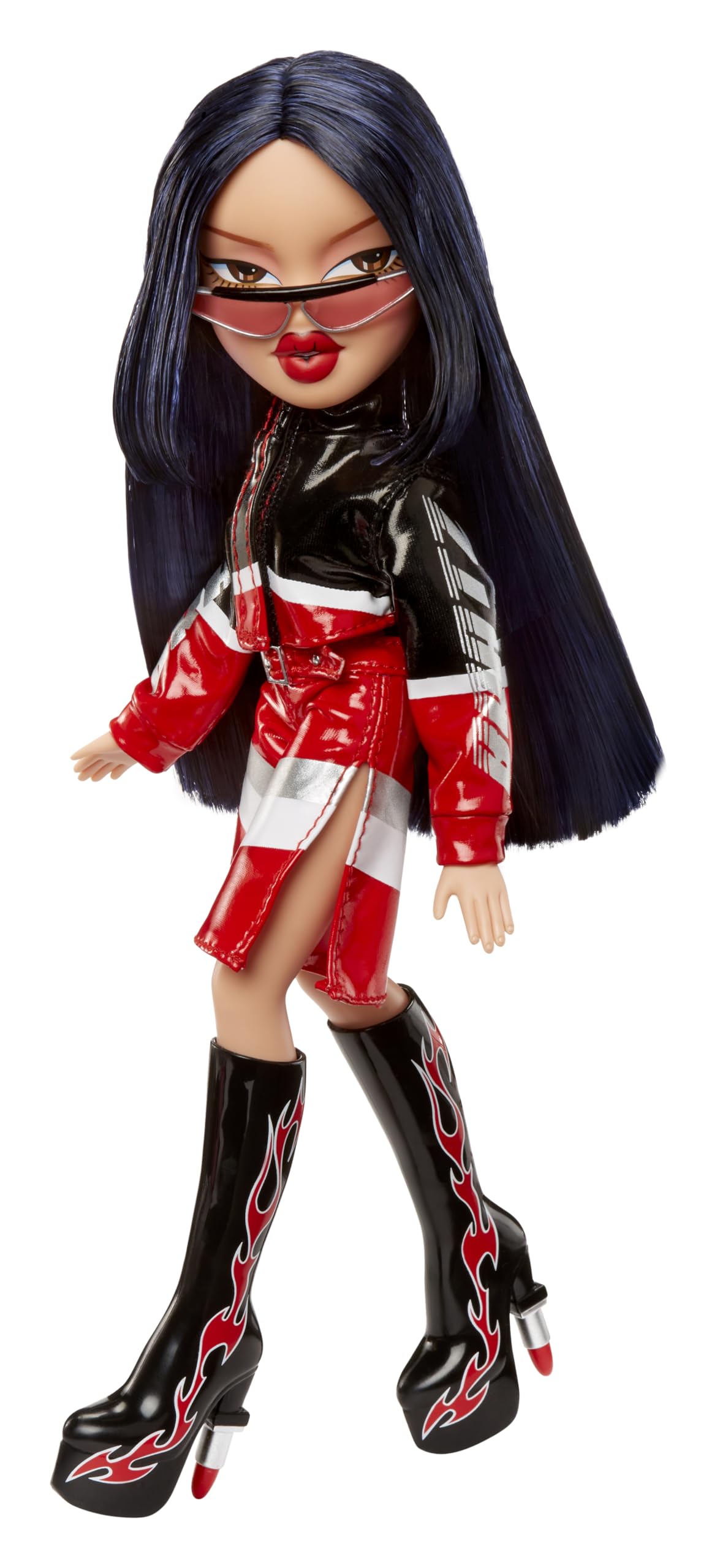 Bratz Scorchin' Jade - Includes 1 Fashion Doll, Comes with Outfit and Accessories, Moto-Inspired Dolls, Cute Toys for Girls Red - Image 2