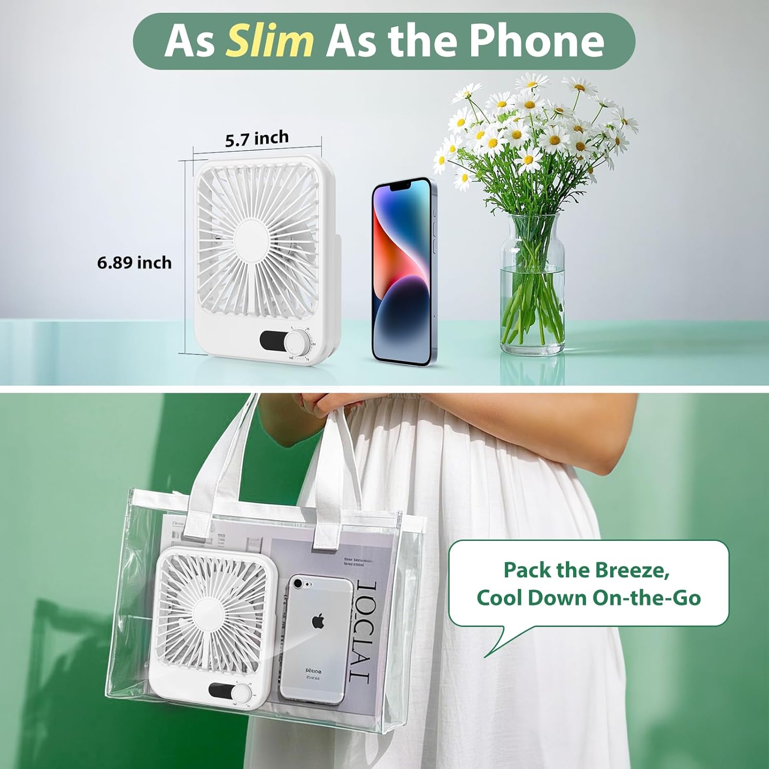 Portable Fan for Travel, Cruise Must Haves for Cruise Approved Rechargeable with 100 Speed Wind Adjustable, Portable Carbin Cruise Fan Magnetic for Cruise Ship Essentials 2026(2 Pack)