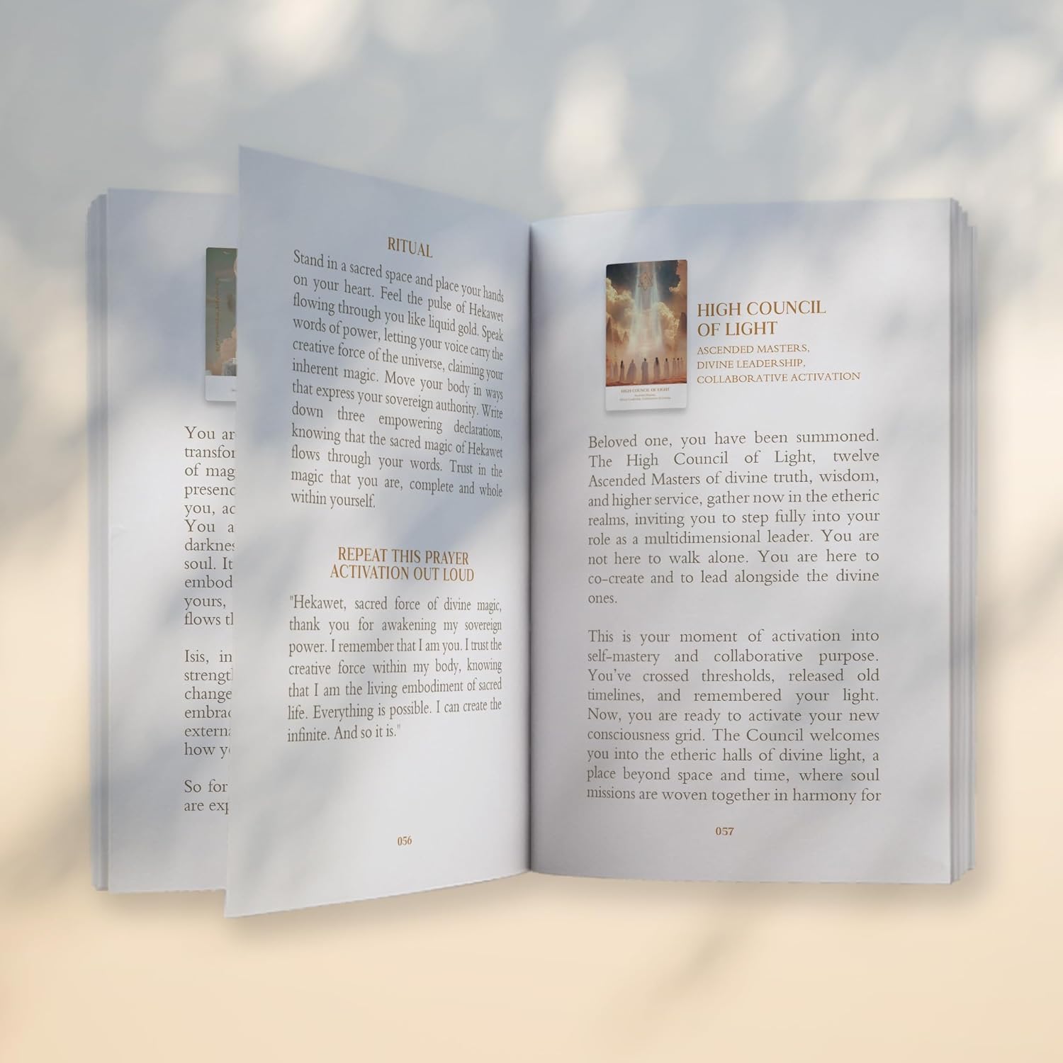 Earth Moon Magick Priestess Oracle Deck: Divine Light Codes of Ancient Egypt | 50 Oracle Cards with Guidebook for Spiritual Awakening, Rituals & Divine Feminine Wisdom - Image 9