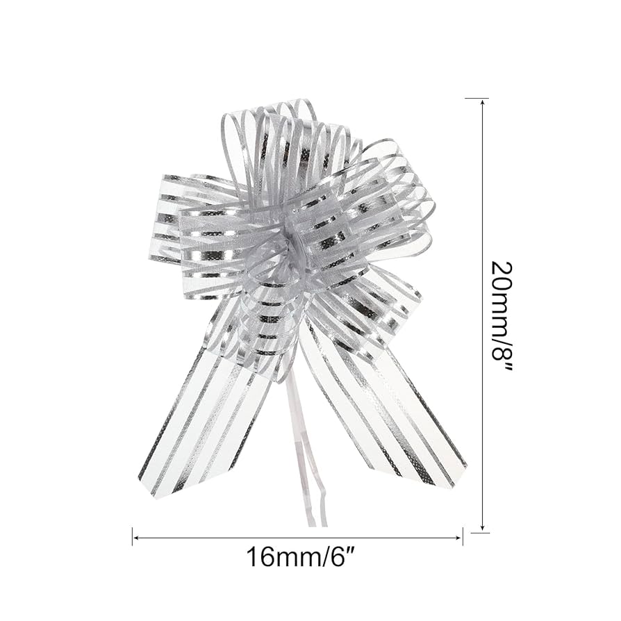 Amazon.co.jp: uxcell ギフト包装リボン オーガンザ 大きい