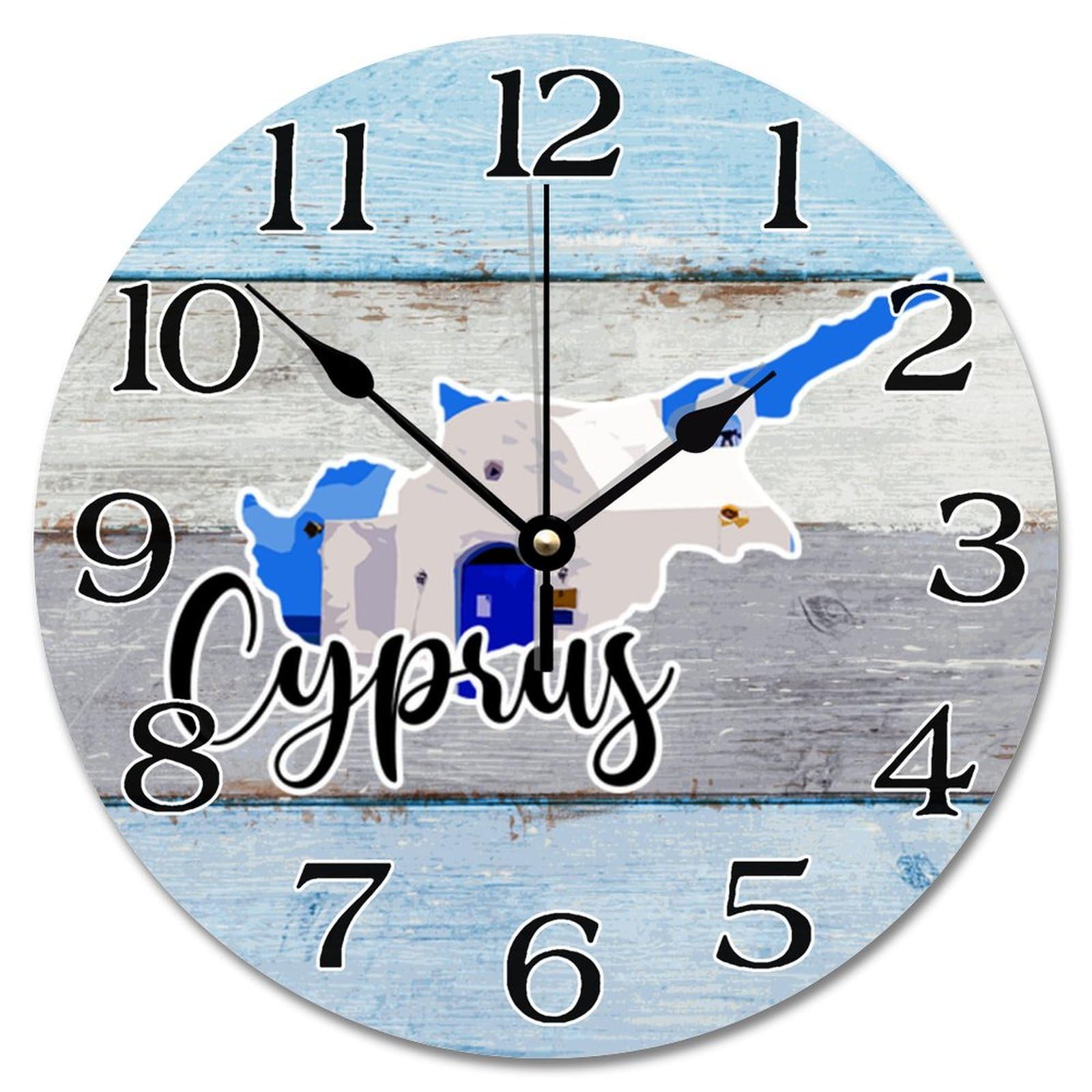 Grande horloge murale Chypre 38,1 cm au design haut de gamme