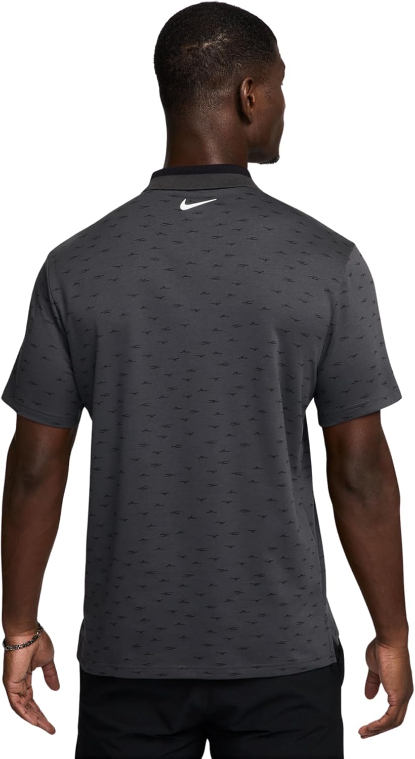 Nike Anthracite Golf Dri-Fit Tour Print Shirt