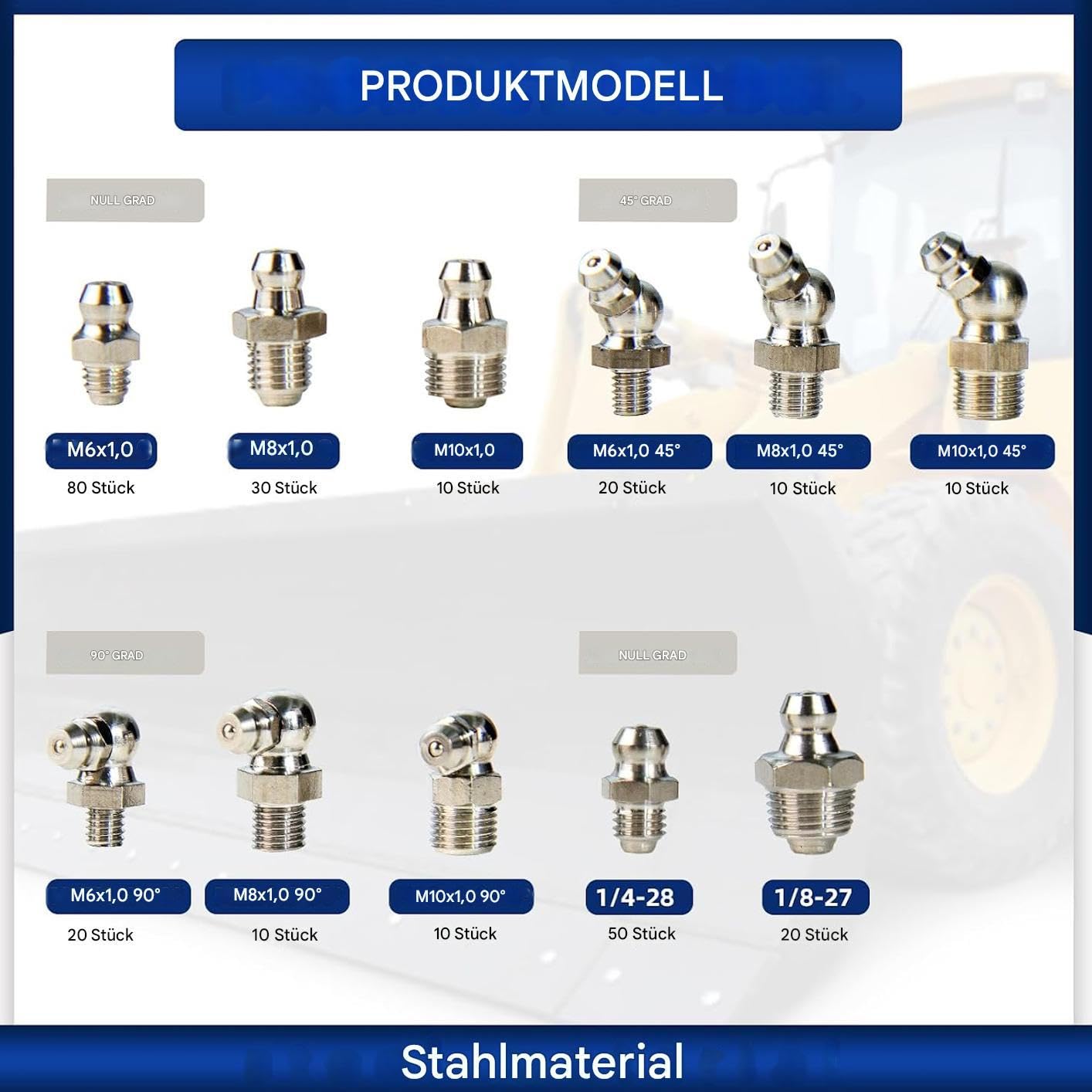 Assortimento Ingrassatori Set Di Attrezzi Di Manutenzione Versatile E | Kit Ingrassatori Auto E Industriali Lubrificazione Meccanica Per Bici Camion Auto E Macchine Agricole