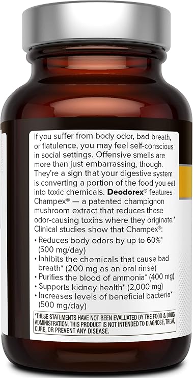 Quality of Life All Natural Immune Support and Detox Bundle - Kinoko Platinum AHCC Mushroom Extract - Deodorex Detox Support Supplement
