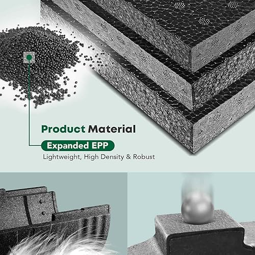 Miniatura 6 de YHTAUTO Amortiguador de parachoques delantero compatible con Dodge Journey 2009-2013 Sport Utility, barra de parachoques negra, amortiguador de