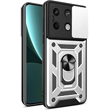 Compatible with Infinix Note 30 5G Phone Case,Compatible with Infinix Note 30 5G Magnetic Bracket [PC+TPU] 2 in 1 Slide Lens Kickstand White