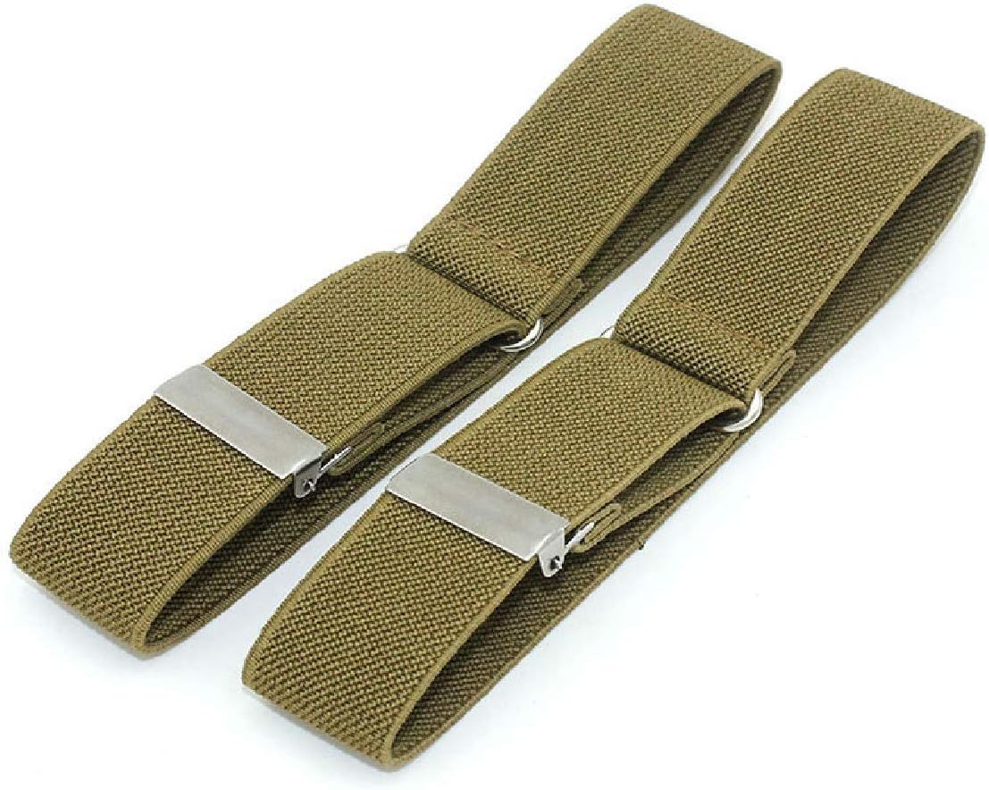 Cyprinus Carpio Anti-Slip Adjustable Armband Shirt Garter Sleeve Holders, Adjusting:1"-12.6" Pack of 2 (3/4" W12 1/2"(L) Black) : Sports & Outdoors