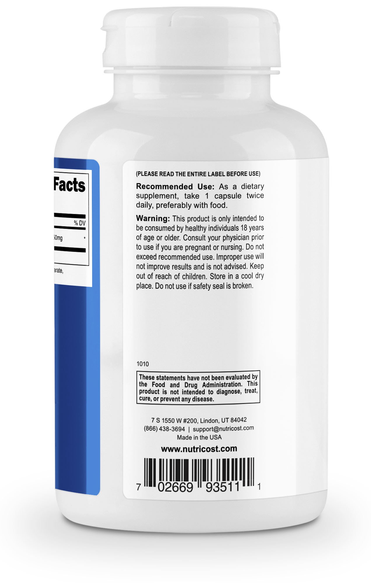 Nutricost Ginger Root Extract 240 Capsules for 240 Servings Per Bottle — Amazon image 3