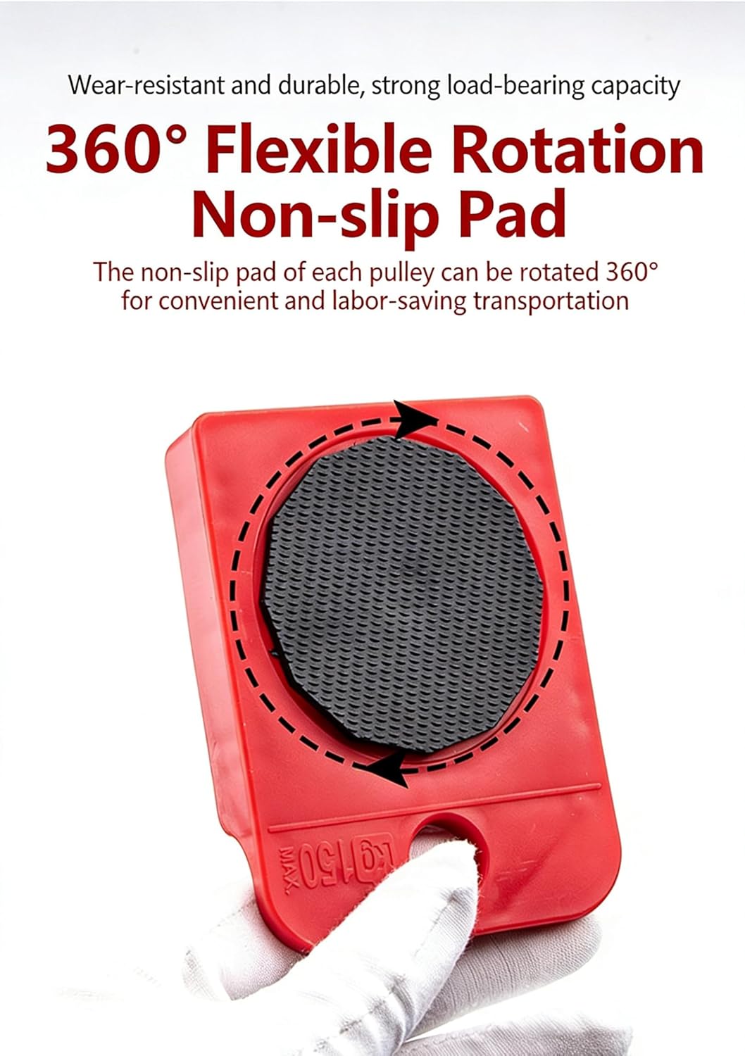 Furniture Lifter and Mover Tool Set with 4 Roller Pads and Lift Bar Sliders with Appliance Lifter – Floor Kit for Sofas, Washing Machines & Kitchen Appliances