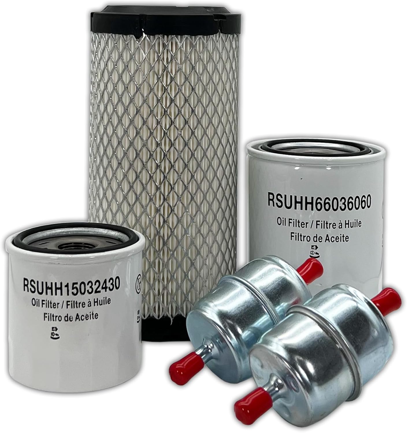HERO Maintenance Filter Kit For Kubota BX1870 Tractor Filters Compatible With OEM K258182310 HH15032430 HHK2036990 1258143012