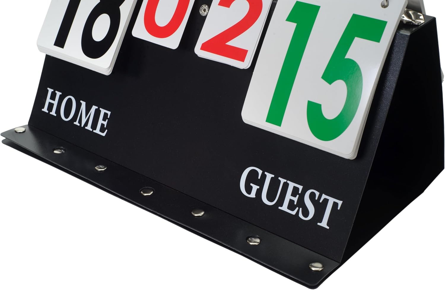 Tandem Sport Score Keeper - Double-Sided Score Flipper for Volleyball, Basketball, Baseball & Football - Tabletop Easy Flip Scoreboard