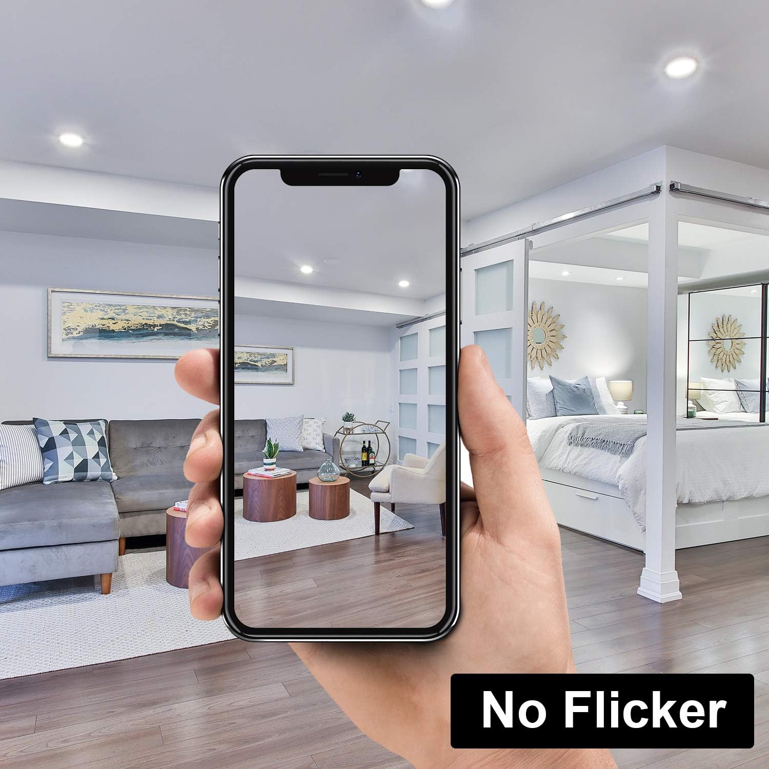 Authentic Crazy Deals DiCUNO GU10 LED Bulbs 5W Daylight White 6000K, 500lm, 120 Degree Beam Angle, Spotlight, 50W Halogen Bulbs Equivalent, Non-dimmable MR16 LED Light Bulbs, 10-Pack