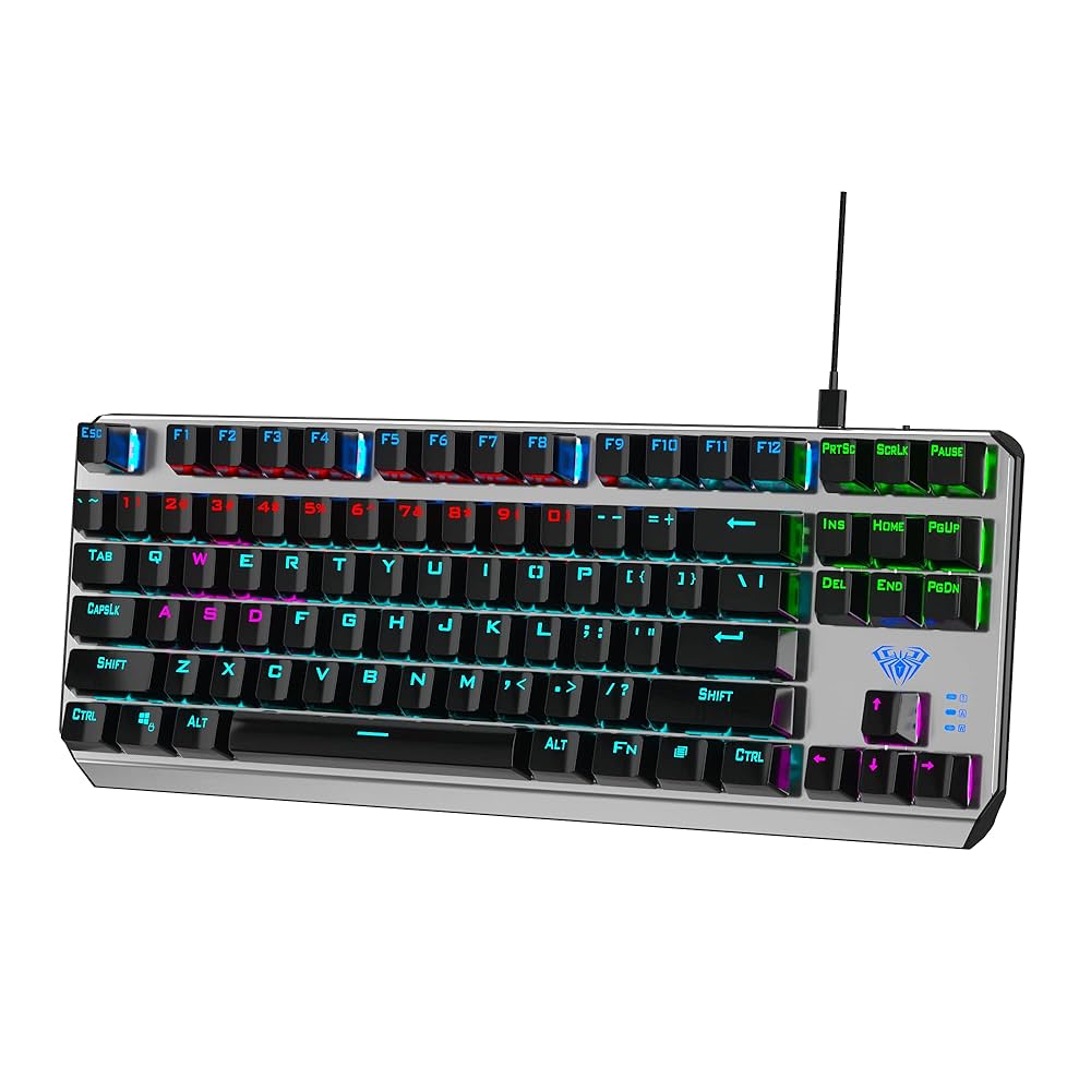 Amazon | AULA F3087 コンパクトメカニカルゲーミングキーボード