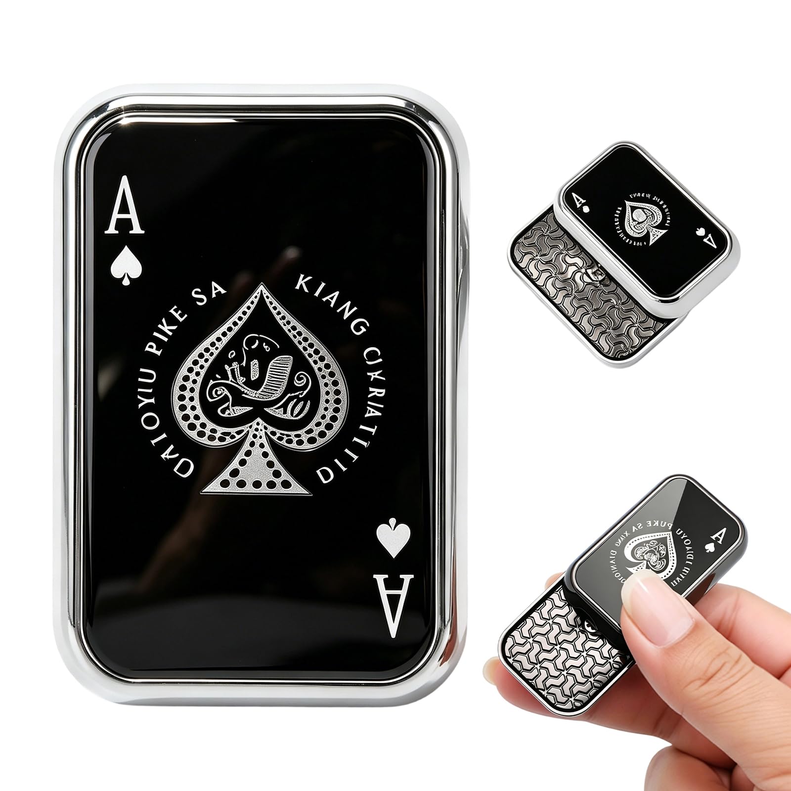 Alloy Magnetic Metal Silver Fidget Slider for Stress and Anxiety Relief-Soap Box Style, Stress Relief Toys Adults, Unrestricted Sliding-image-13