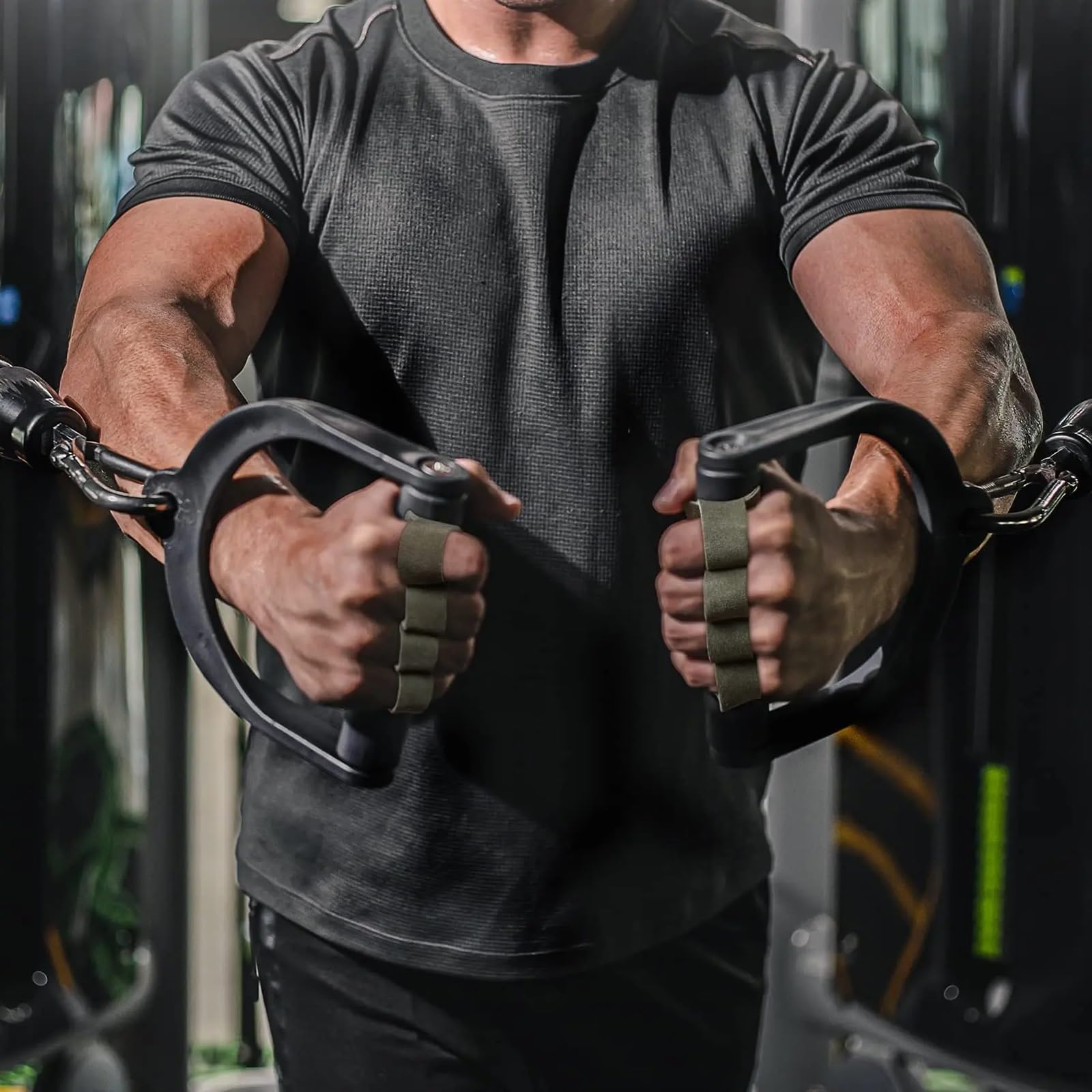 Impugnature da palestra Guanti da allenamento per sollevamento pesi Allenamento Allenamento Fitness Palestra Guanti a mani nude Comode impugnature per ginnastica in pelle forniscono il palmo