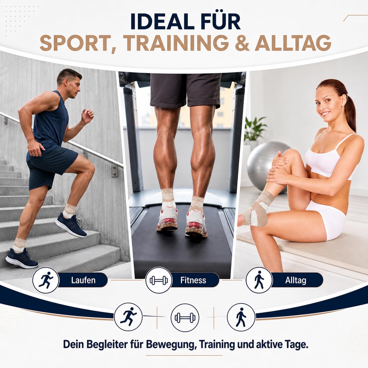 BLACKROX Tobillera [ganador de la comparación 2024] Talla S-L | Para hombre y mujer | Vendaje para el tobillo | Perfecto para deportes, fútbol, correr y culturismo | ANANKLE | Rosa talla S