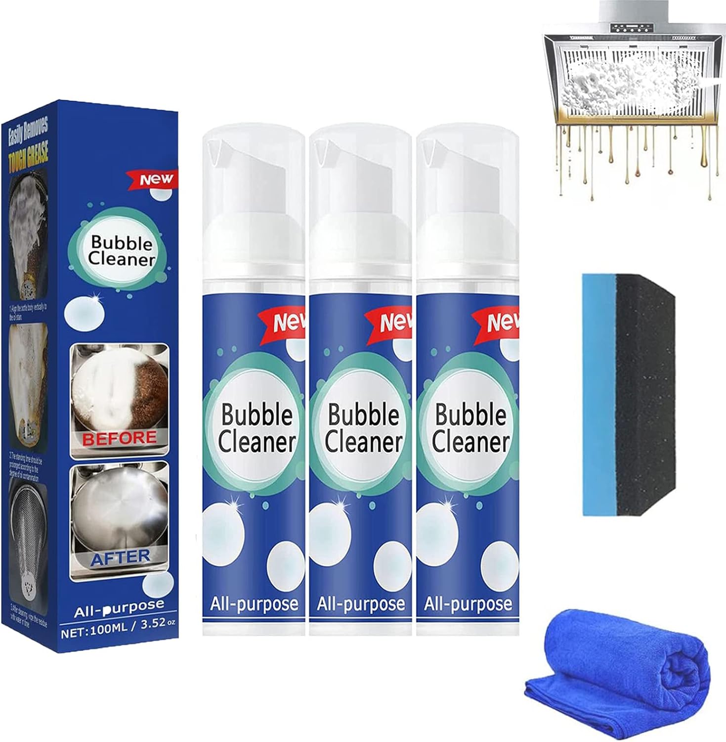 Bubble Cleaner Foam, North Moon Bubble Cleaner Foam, Foaming Heavy Oil