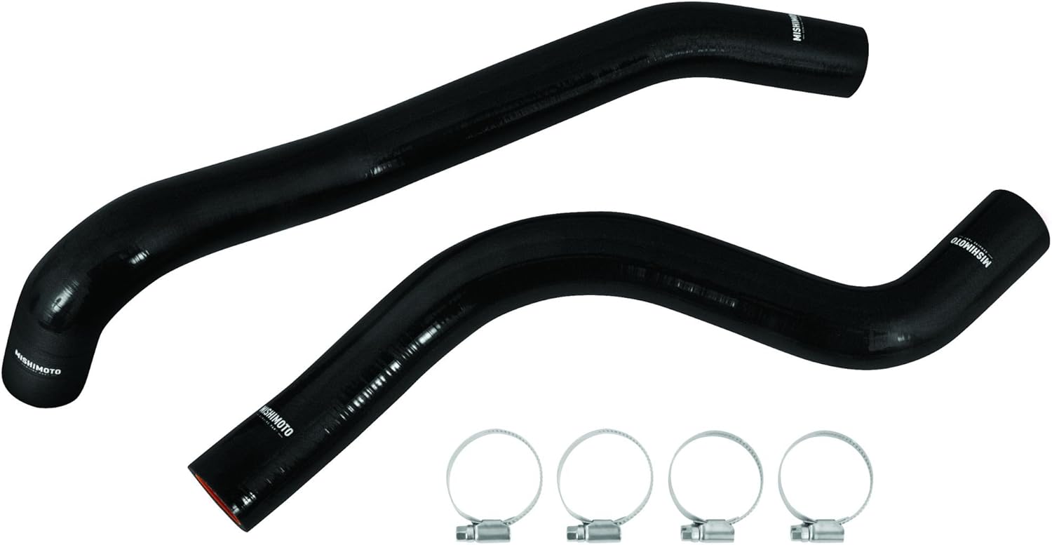 Mishimoto MMHOSE-MUS4-15BK Silicone Radiator Hose Kit Fits Ford Mustang EcoBoost 2015-2018 Black