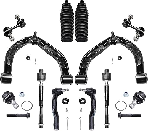 Miniatura 6 de Detroit Axle - Kit de suspensión delantero de 14 piezas para 4WD para Nissan Titan Armada Pathfinder Armada QX56, puntales con resorte helicoidal,