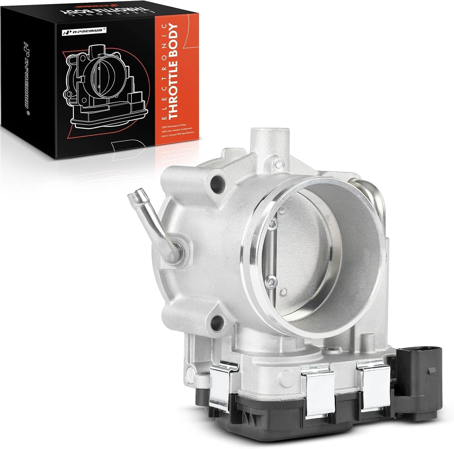A-Premium Electronic Throttle Body Compatible with Volkswagen Beetle 2006 2007, Rabbit 2006 2007, Bora 2005-2007, Jetta 2005-2007, L5 2.5L, Replace# 07K133062B