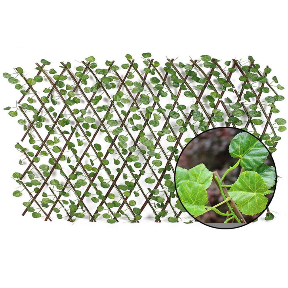 Buy heirao4072 Expanding Trellis Fence, Faux Ivy Privacy Fence Screen