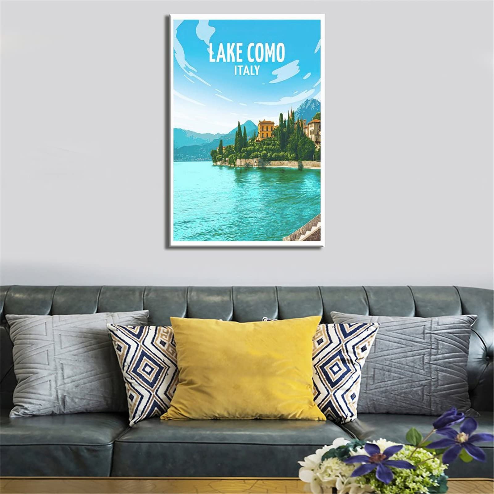 Poster Tela Viaggio Madagascar – Stampa Vintage 20x30, Quadro Arredo Boho Per Parete