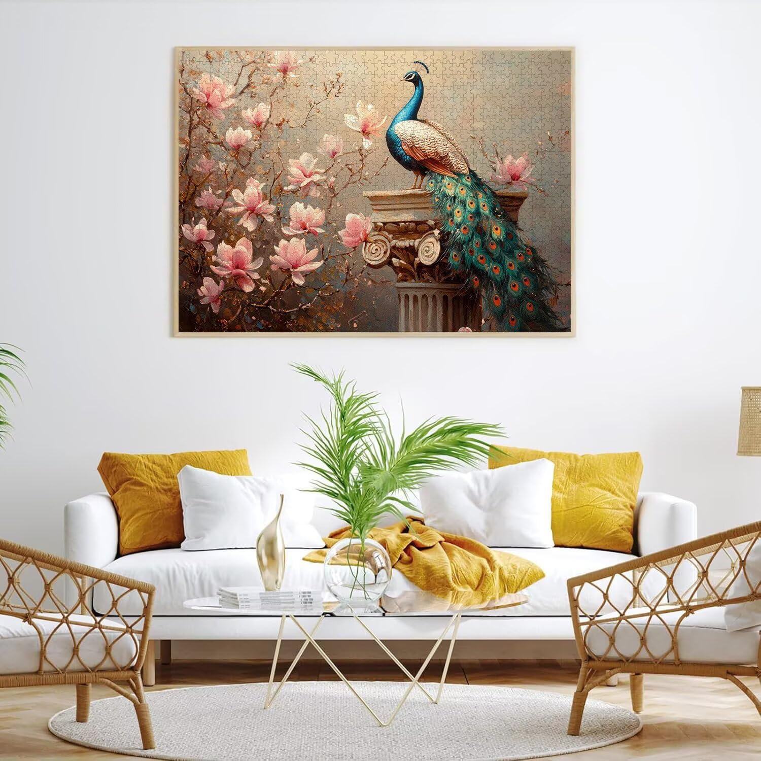 5000 sztuk puzzli dla dorosłych, gry rodzinne, roślina paw, n-869