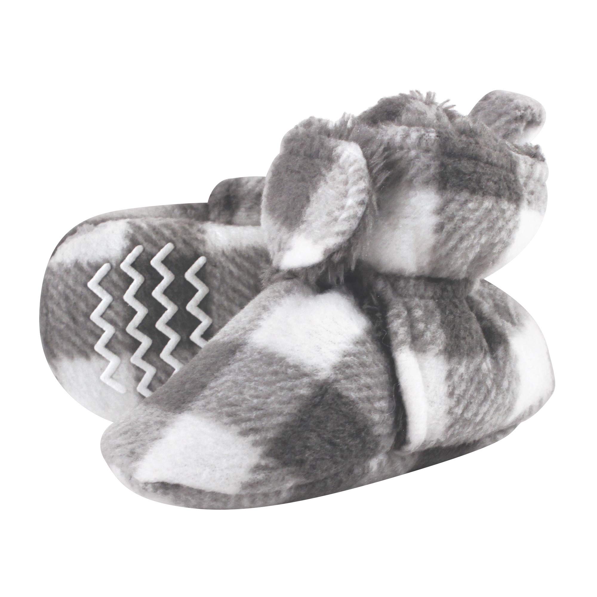Hudson Baby Unisex Baby Cozy Fleece and Faux Sherpa Booties