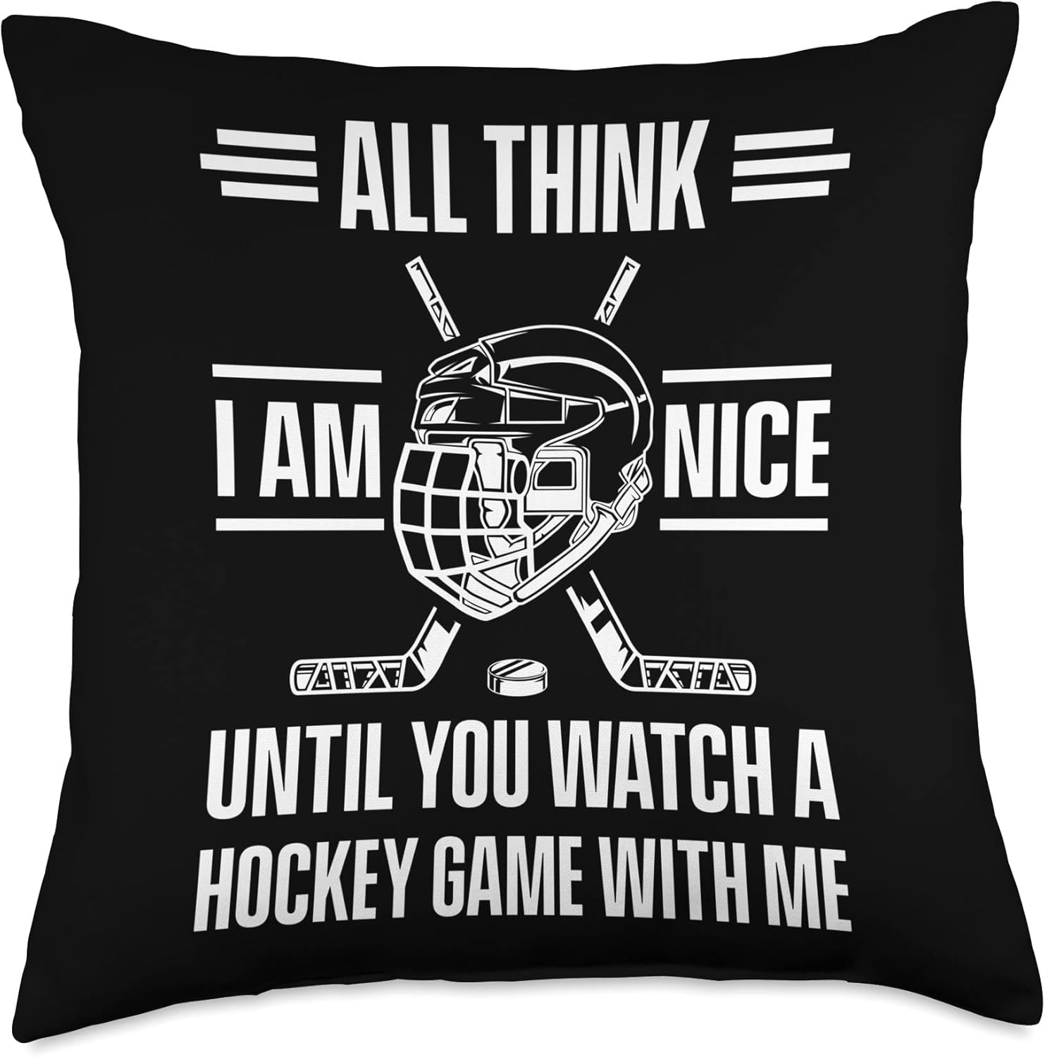 Hockey Players Ice Hockey Goalie Ice Hockey Fan All Think I