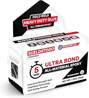 Epoxy Glue - The Ultimate Liquid Adhesive for Plastic, Wood, Metal, Glass, Iron, and More - Super Strong and Versatile, 1.23oz Size for All Your Repair Needs (Transparent)