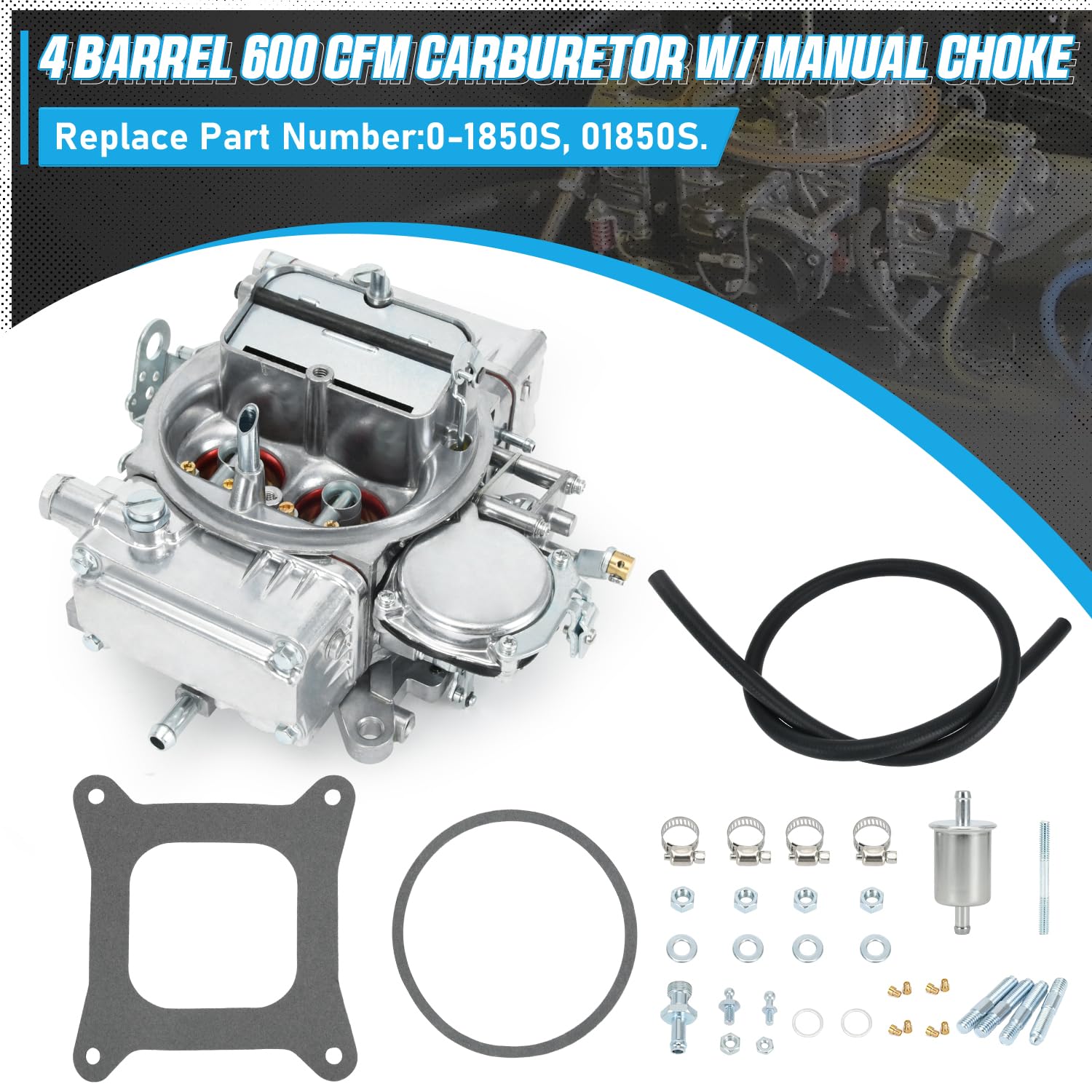 Amazon.com: Carburetor 600 CFM for Holley Street Warrior Model