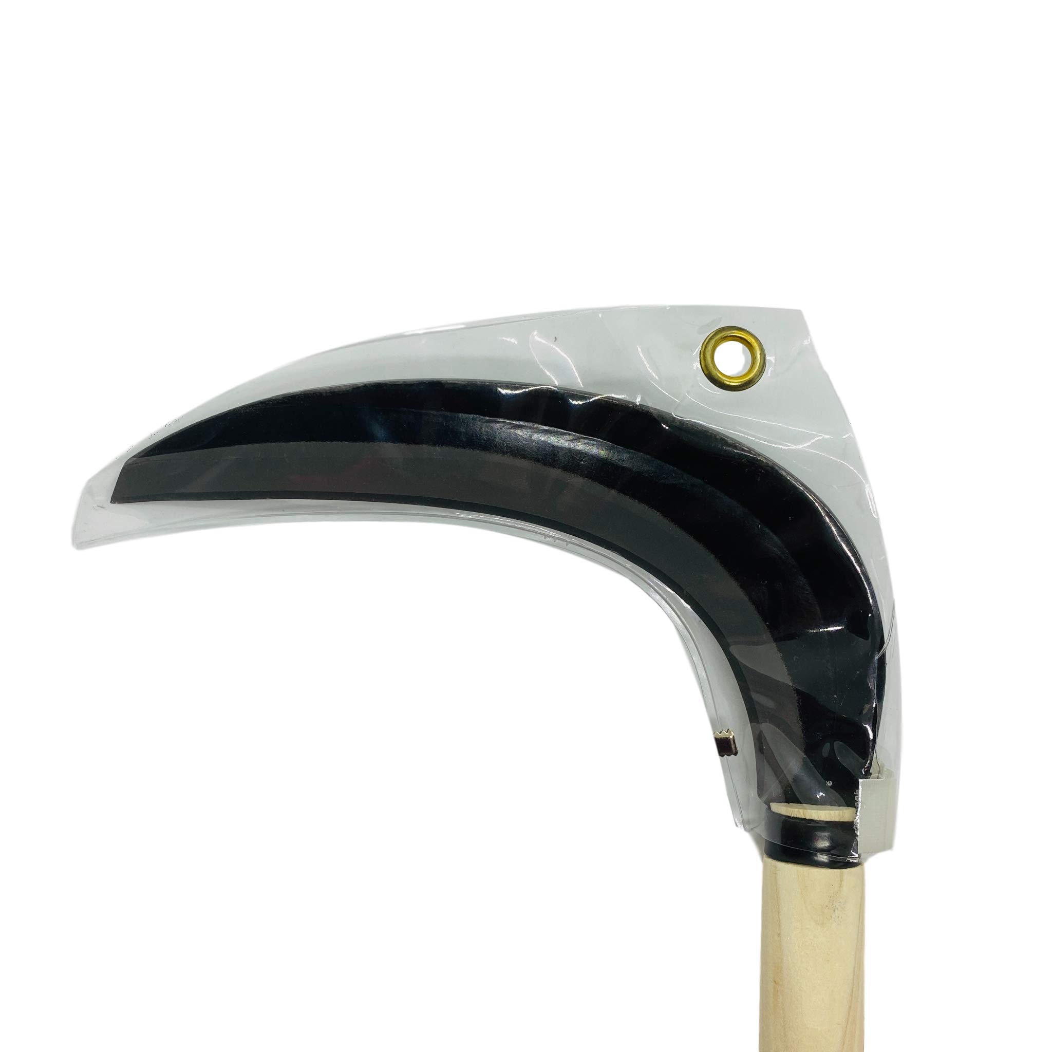 SaidiCo Japanese Style Weeding Sickle – Forged 195mm/7.67" Blade, Hardwood Handle, 14" – SD24004 - View #3