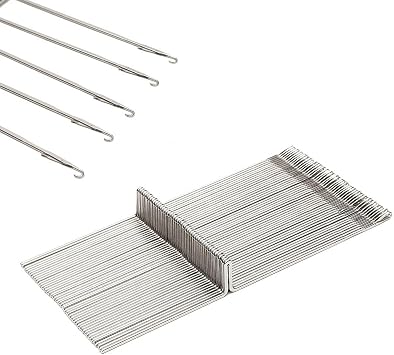 50PCS Steel Knitting Machine Needle, Steel Needles Set Fabric Sewing DIY Craft Tools Fit for Knitting Needles for Brother Knitting Machine KH820 KH830 KH860 KH881 KH868 KH940 KH970 5.4in Length