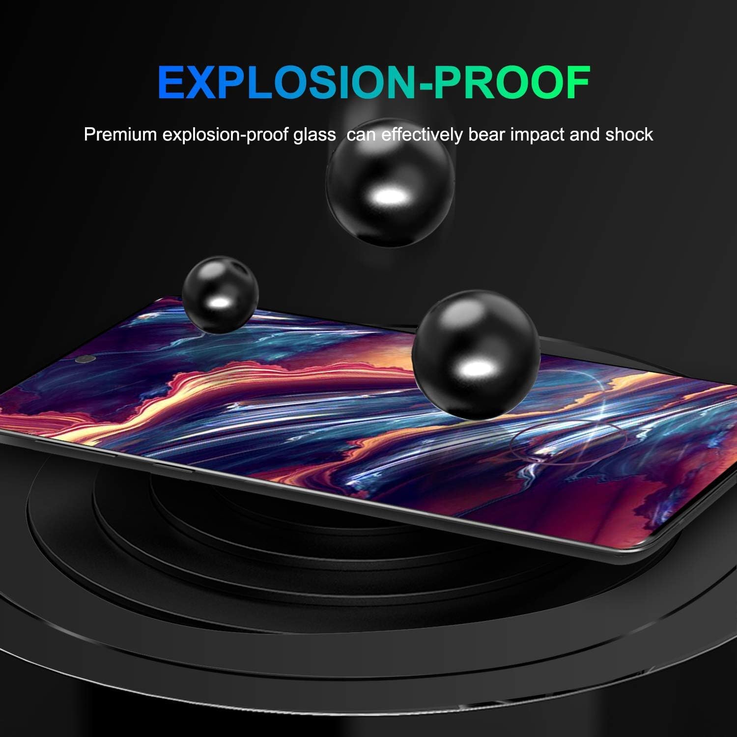 Comfort Valley Galaxy Note10 Plus Screen Protector,Full Coverage Tempered Glass[2 Pack][3D Curved] [Anti-Scratch][High Definition] Tempered Glass Screen Protector Suitable for Galaxy Note10 Plus