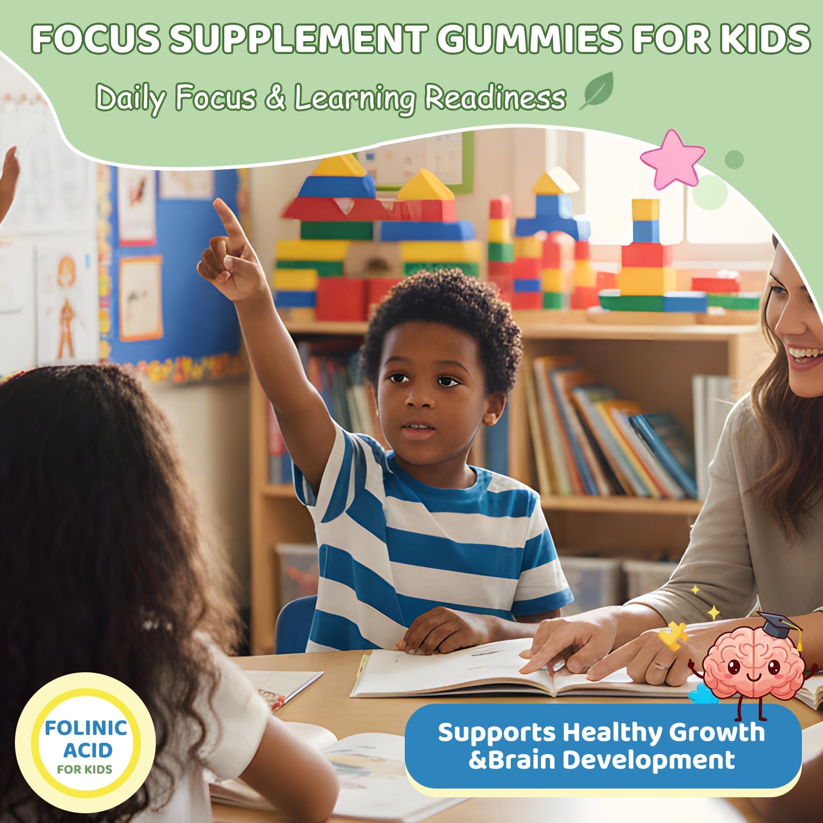 ABYSSUS Kids Folinic Acid Gummies, Active Folate with B6 & B12, Sugar-Free — Amazon image 5