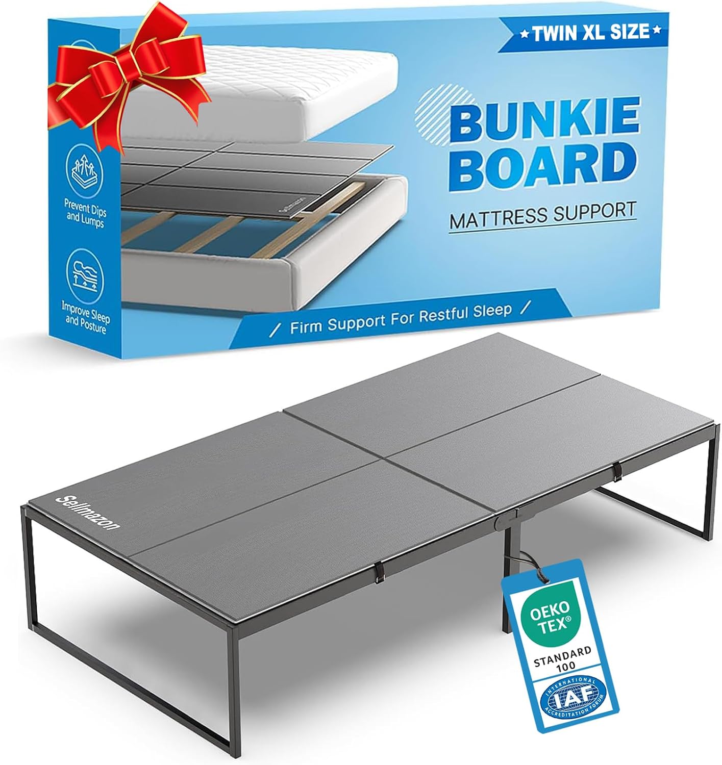 Bunkie Board Full Size (54x75''), Heavy Duty Bed Boards for Frame thumbnail