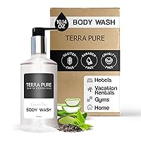 Vista 10 de Terra Pure Loción de té verde, 10.14 onzas con miel orgánica y aloe vera (individual)