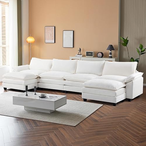 Vista 16 de VINGLI Silla Individual Mediana Negra en Nube con Otomana Chenille Negro