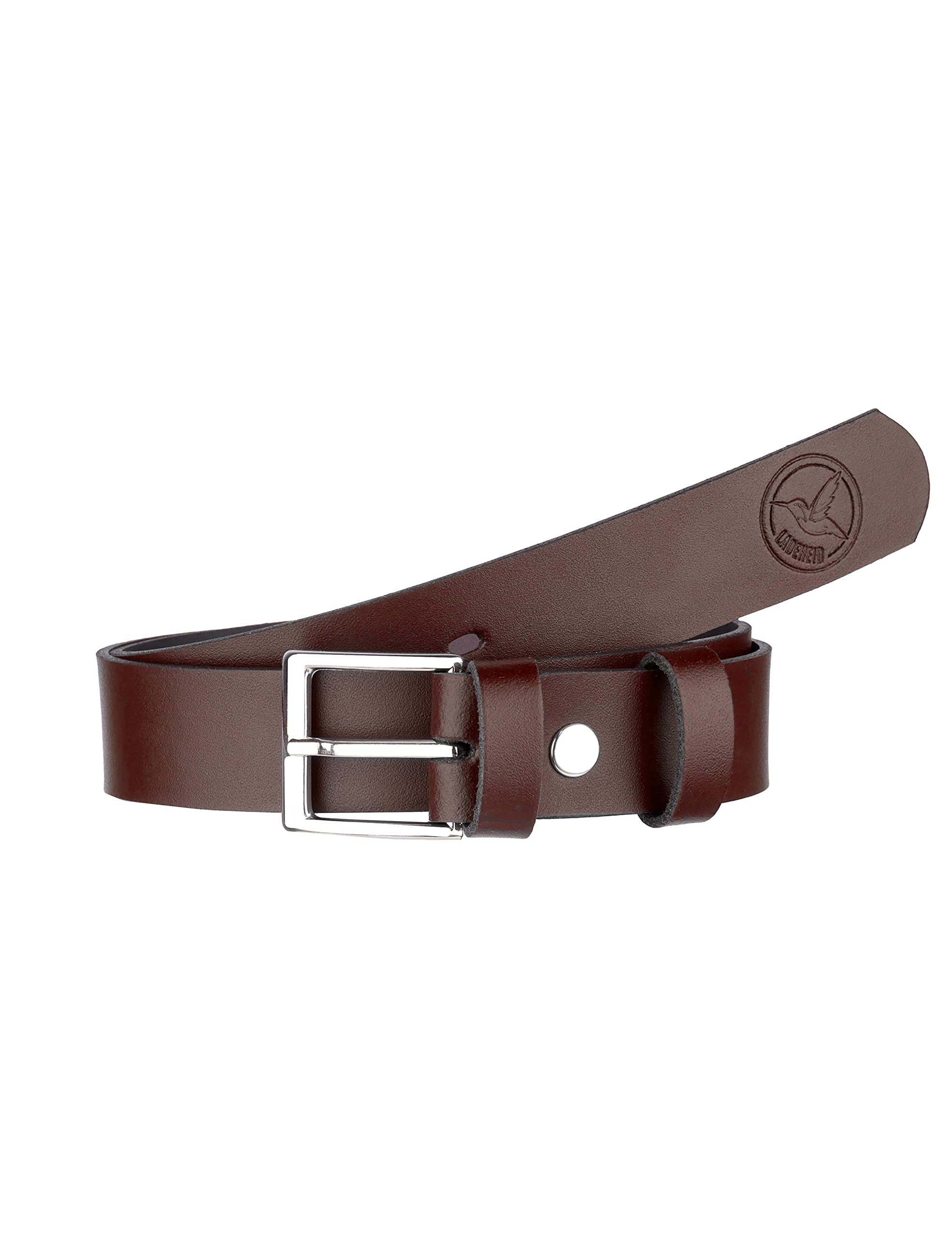 Ladeheid Kinder Gürtel Ledergürtel Mode Accessoire für Kinder Jungen Gürtel mit Schnalle 2,5 cm Breit K1D5