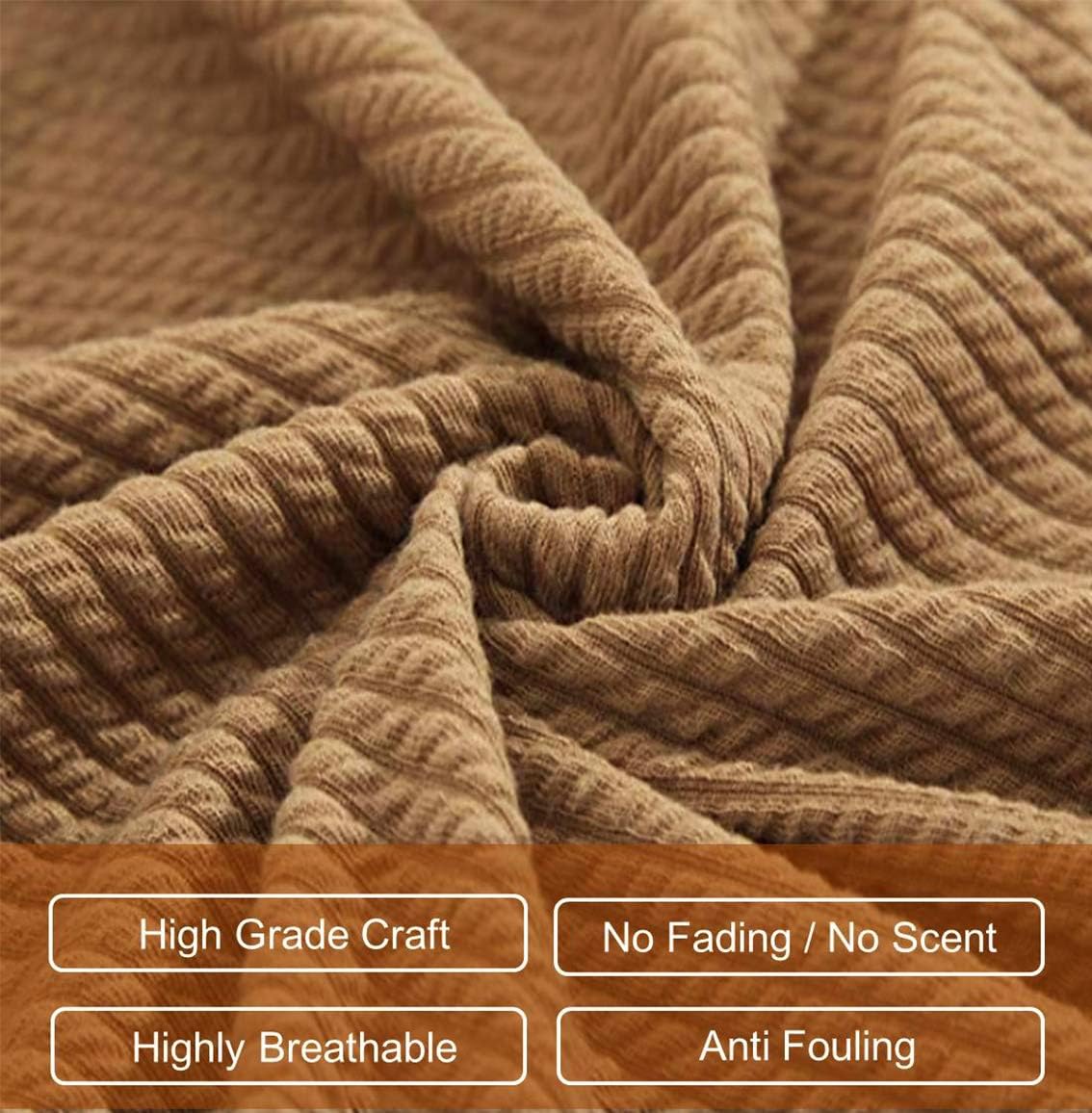 Argstar Thickened Couch Protector, Thick Sofa Cover, Sofa Covers for Living Room 3 Seaters, Couch Covers for Sofa, Non-slipcovers for Leather Sofa and Couch, Slip Covers for Furniture Sofa, Coffee