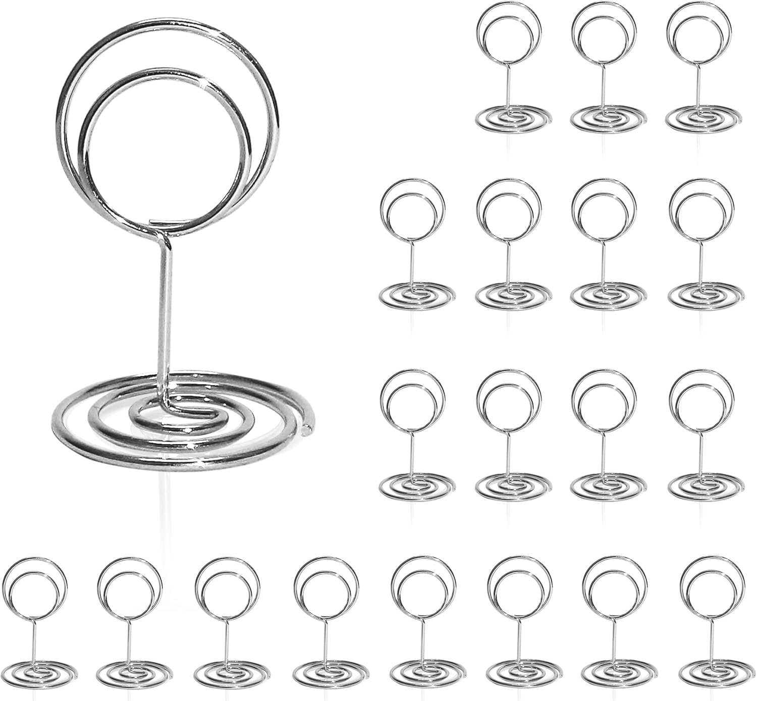 Ronteda Table Number Holders 20Pcs 2 Inch Mini Table Number Stands