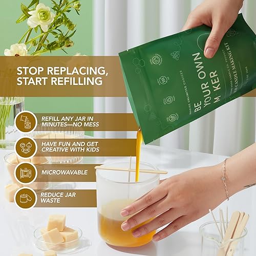 Miniatura 8 de Claricomb - Vela de cera de abeja pura, 30 horas de larga combustión, diseño clásico, velas aromáticas no tóxicas para decoración del hogar y