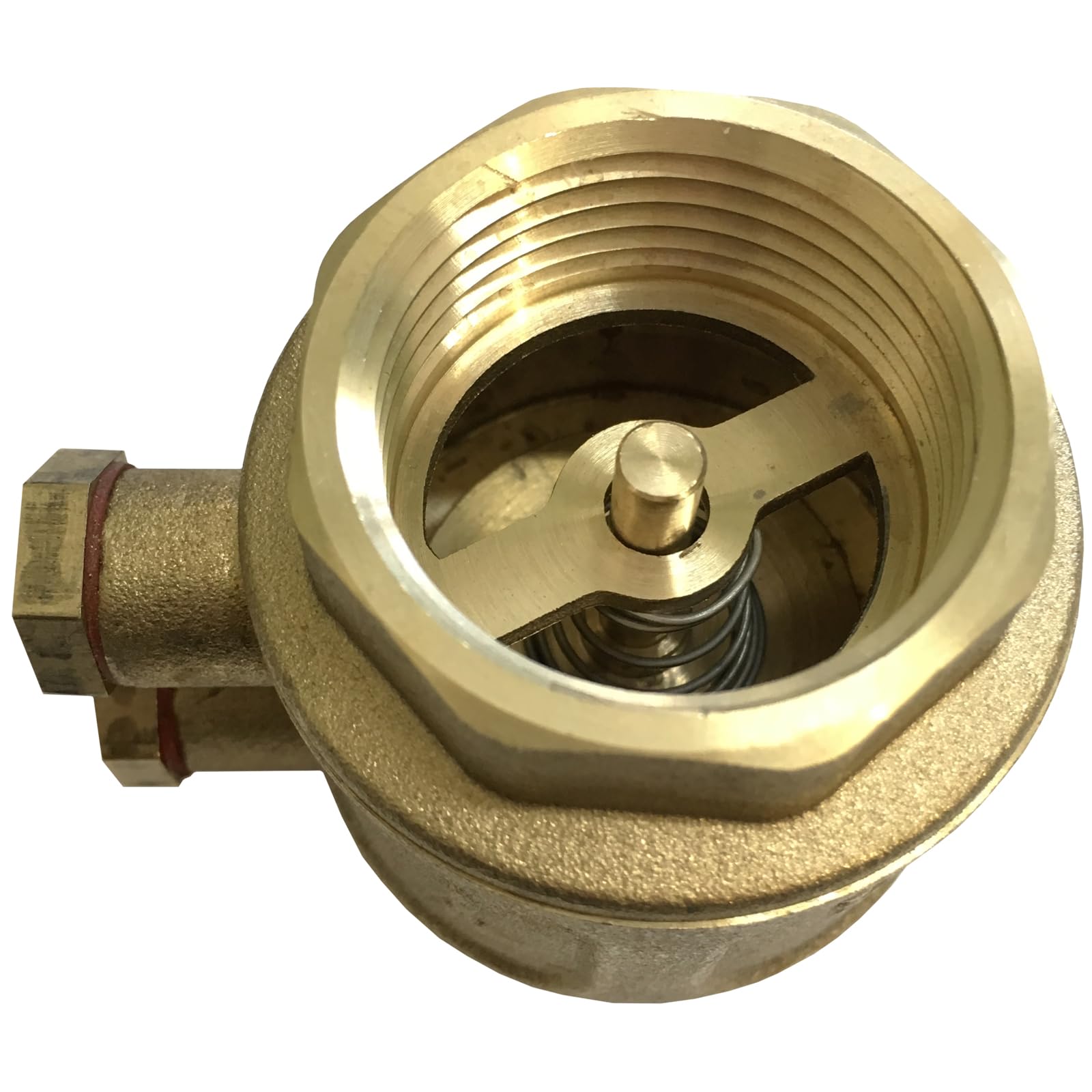 Doppelter Pumpenstock 1 1/4" (5/4") mit 2 Kugelhähnen & Rückschlagventil – Anschluss für Hand- & Elektropumpe – Rammbrunnen & Gartenpumpe (Doppelter Pumpenstock inkl. Schlauchanschluss-Set 500 mm)
