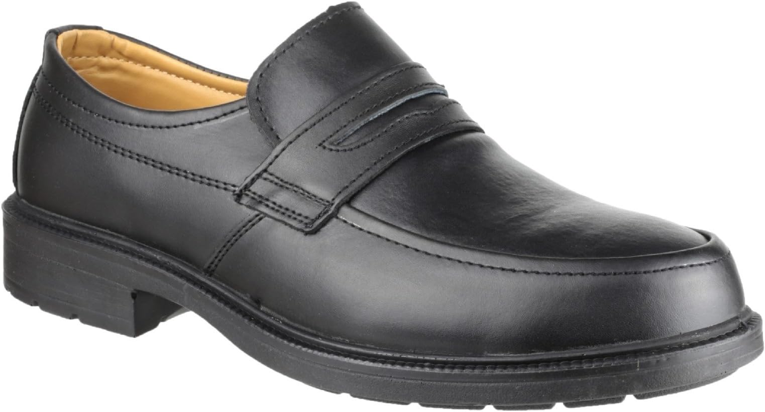 Amblers Steel FS46 Mens Slip On Safety Work Shoes Black