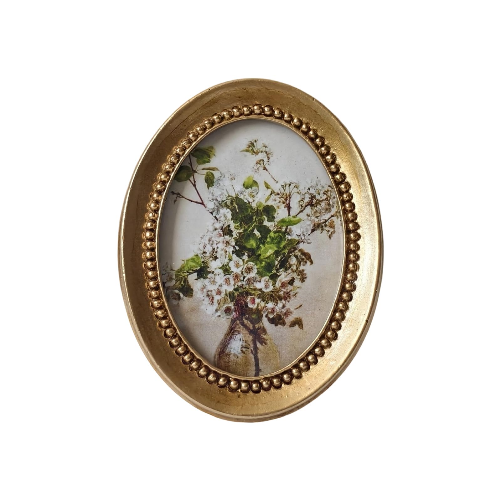 Piceioep Retro Photo Gallery Frame, Ornate Decorative Art for Tabletop Display, Vintage Decor Ornate Decorative Art
