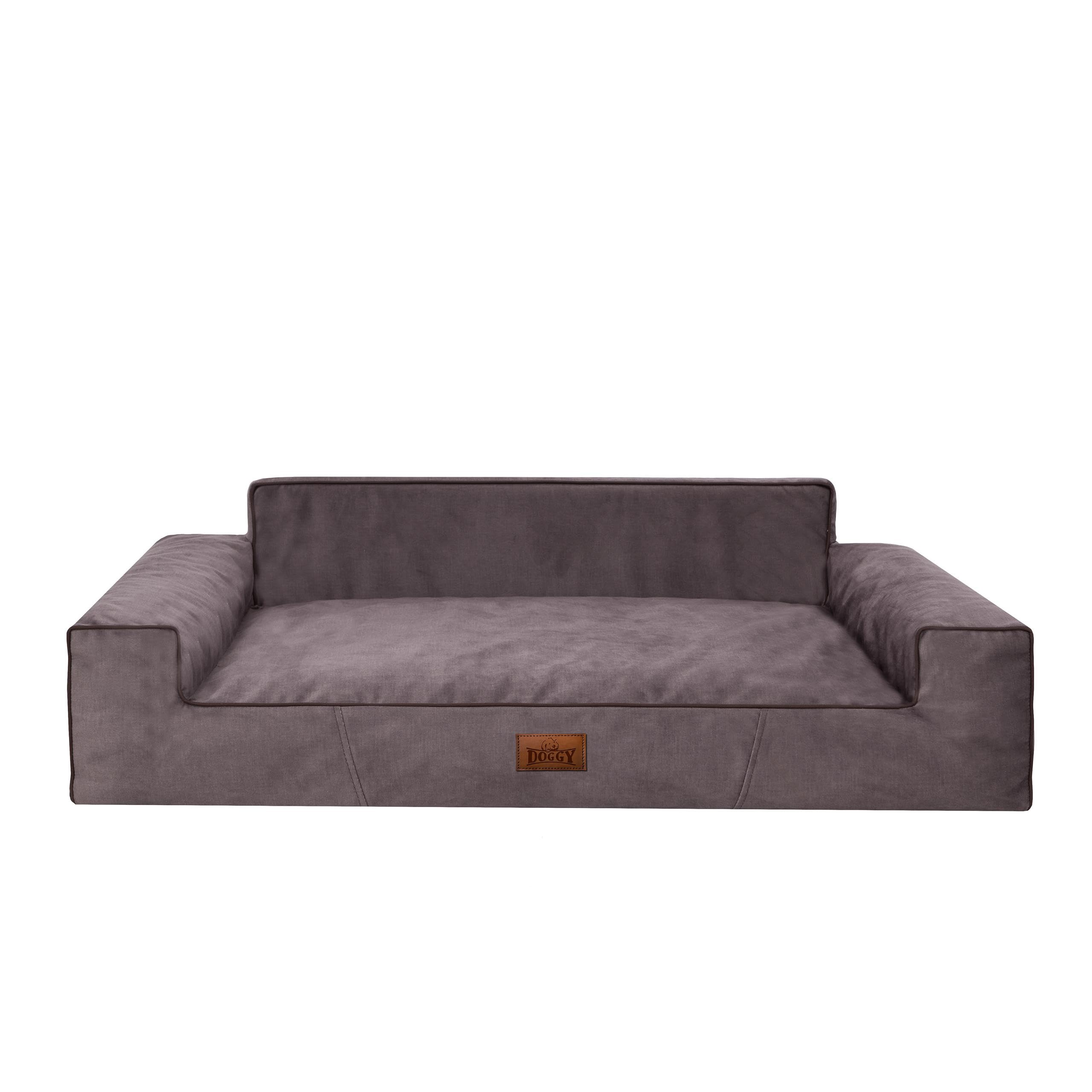 Cuccia morbida per cani, letto per animali domestici, colore: marrone, 78 x 53 cm
